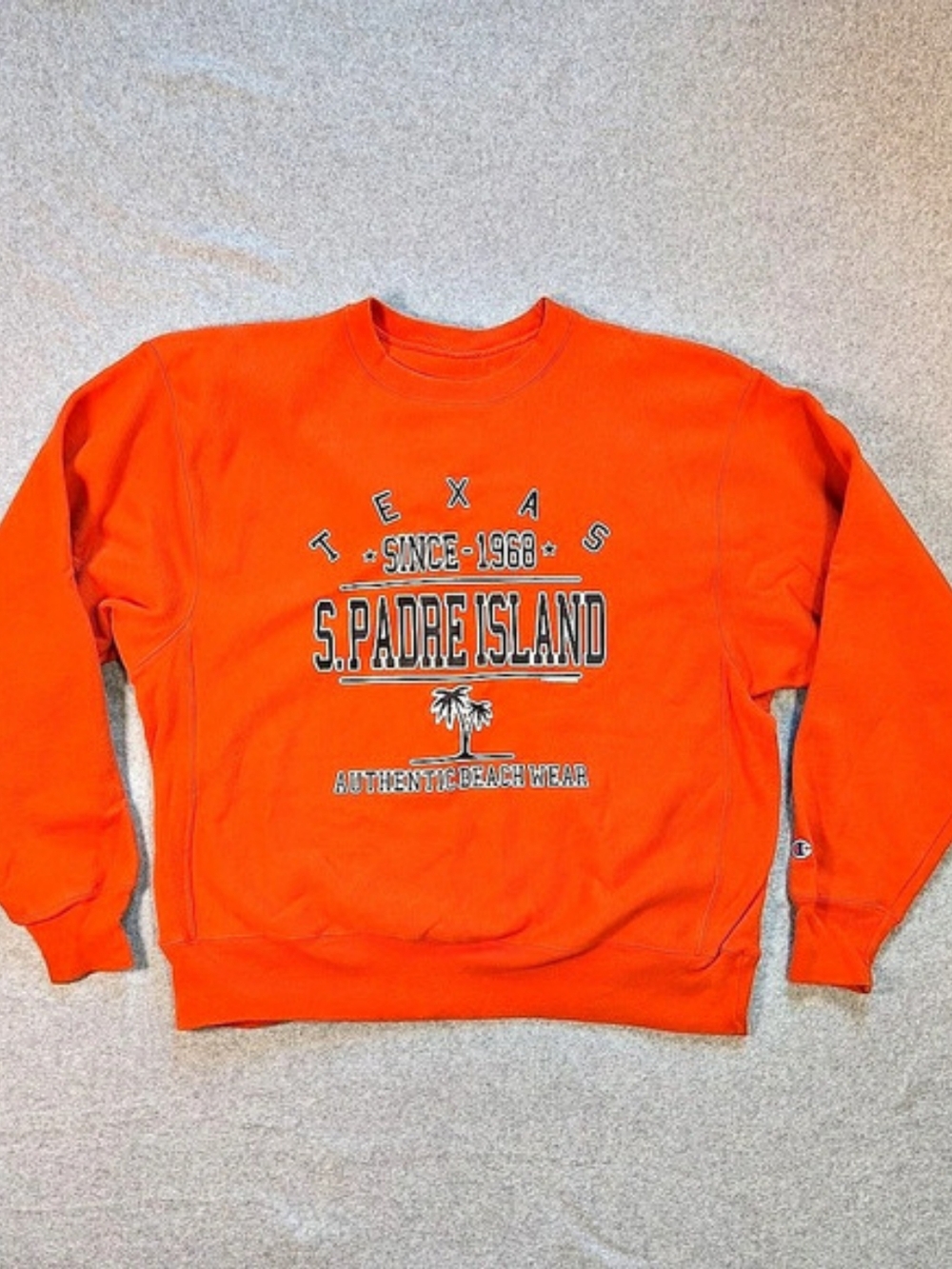 Vintage Champion Premium Reverse Weave South Padre Island Sweatshirt Size L/XL